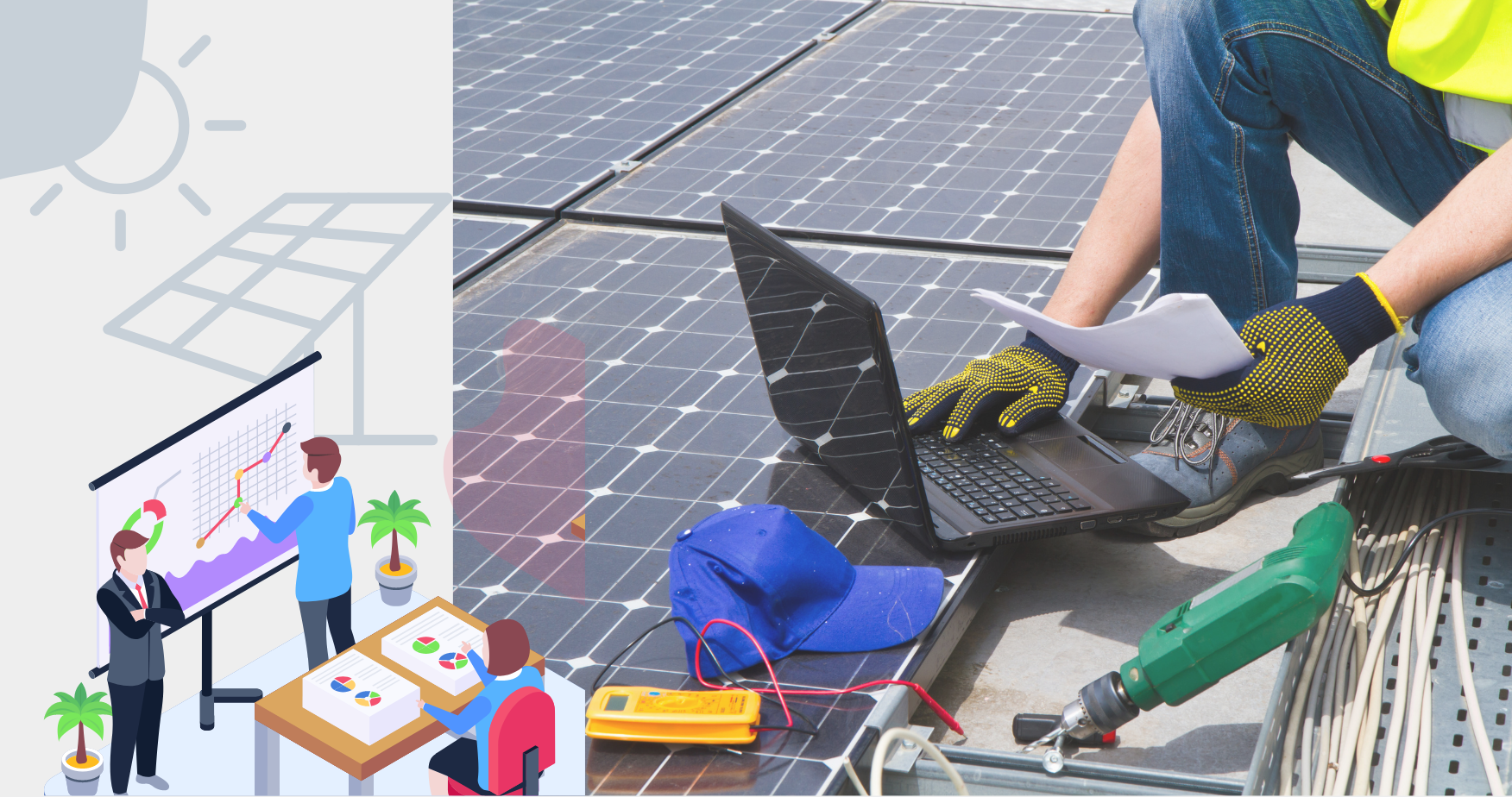 Audit technique et diagnostic perfomance et maintenance de parc solaire photovoltaïque